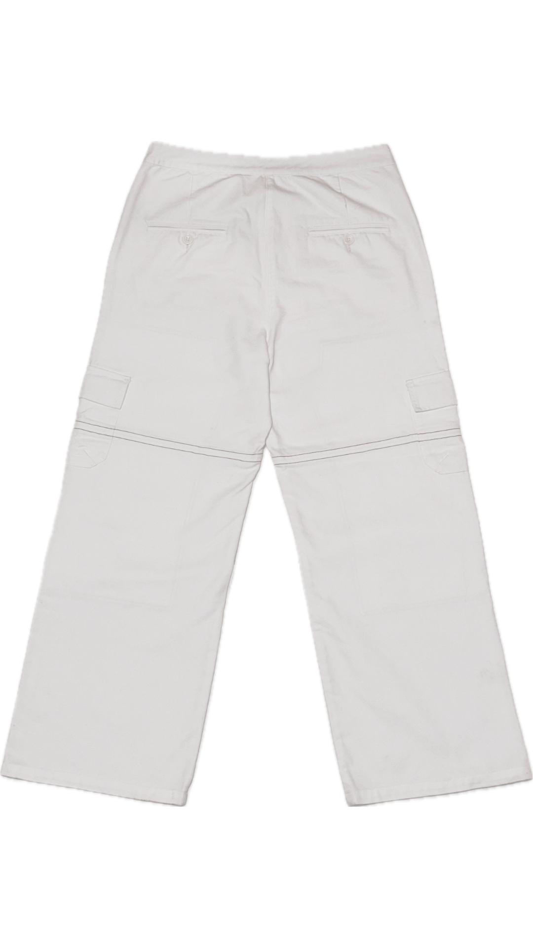 The Contrast Cargos - White (Women's Sizing)